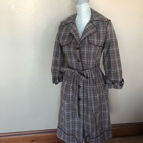 BCBG plaid coat size S - Picture 2 of 5